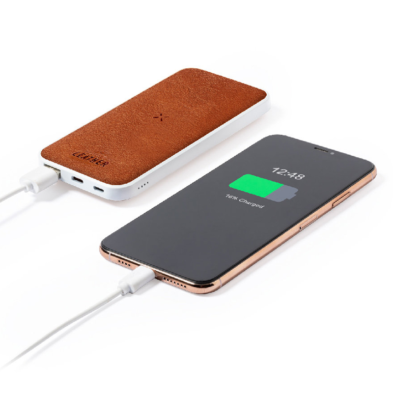 Powerbank recycled leather